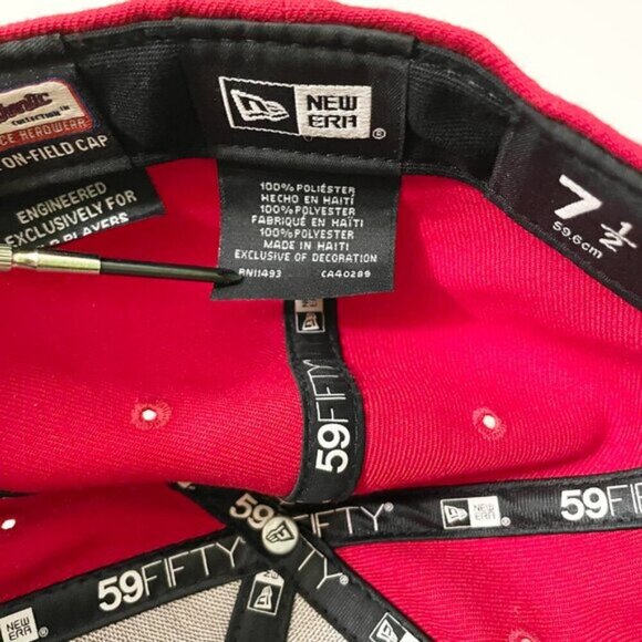 St Louis Cardinals Hat Men Size 7 1/2 New Era Official On Field Cap MLB - Picture 11 of 15